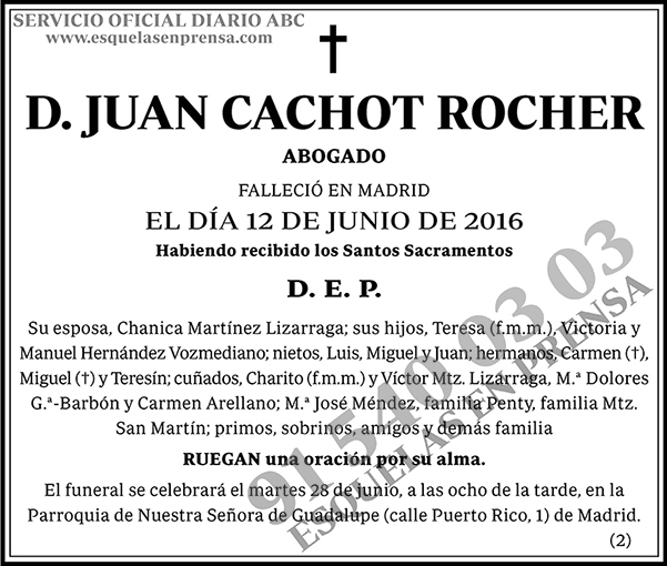 Juan Cachot Rocher